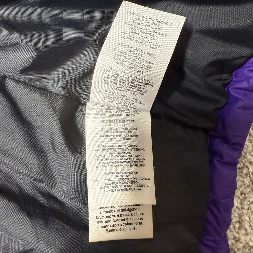 Women’s Columbia Vibrant Purple Powder Pillow Hybrid Hooded Puffer Jacket Size M - Picture 8 of 10